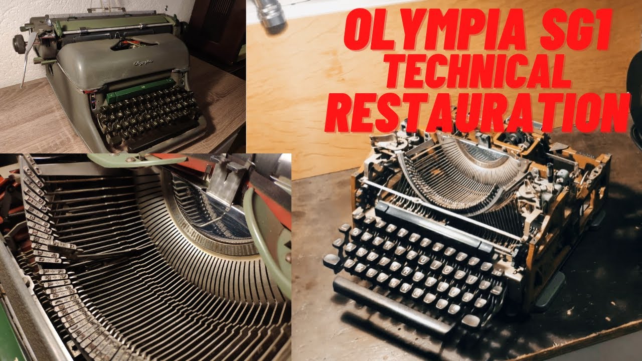 Olympia SG1 1953-72 cleaning (technical restoration)