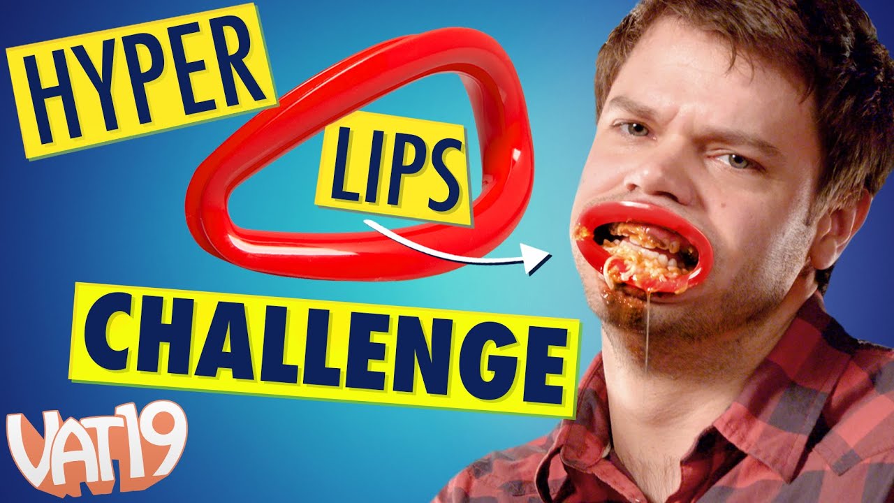 We Tried to Eat Without Using Our Lips... It Was NOT Pretty!