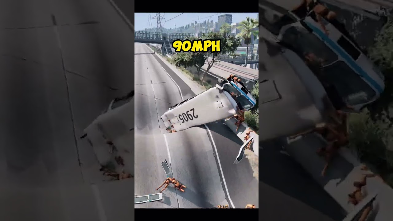 EXTREME SURVIVAL CHANCE TEST! 😱 | Realistic AI Car Crash Destruction 