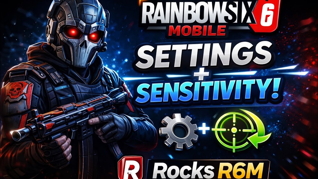 Rainbow Six Mobile Sensitivity and Controls for Beginners (Malayalam)