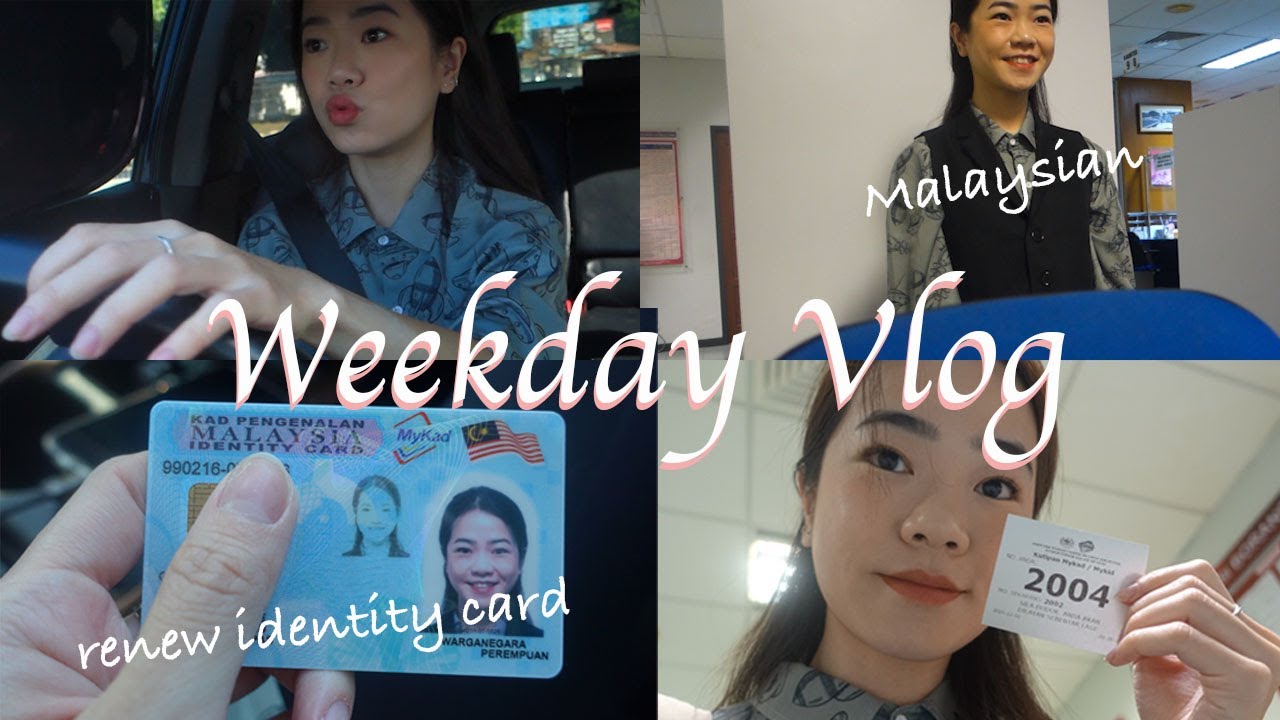 日常Daily Vlog | Renew My Identity Card  | Malaysian🇲🇾 | Productive Morning ✨