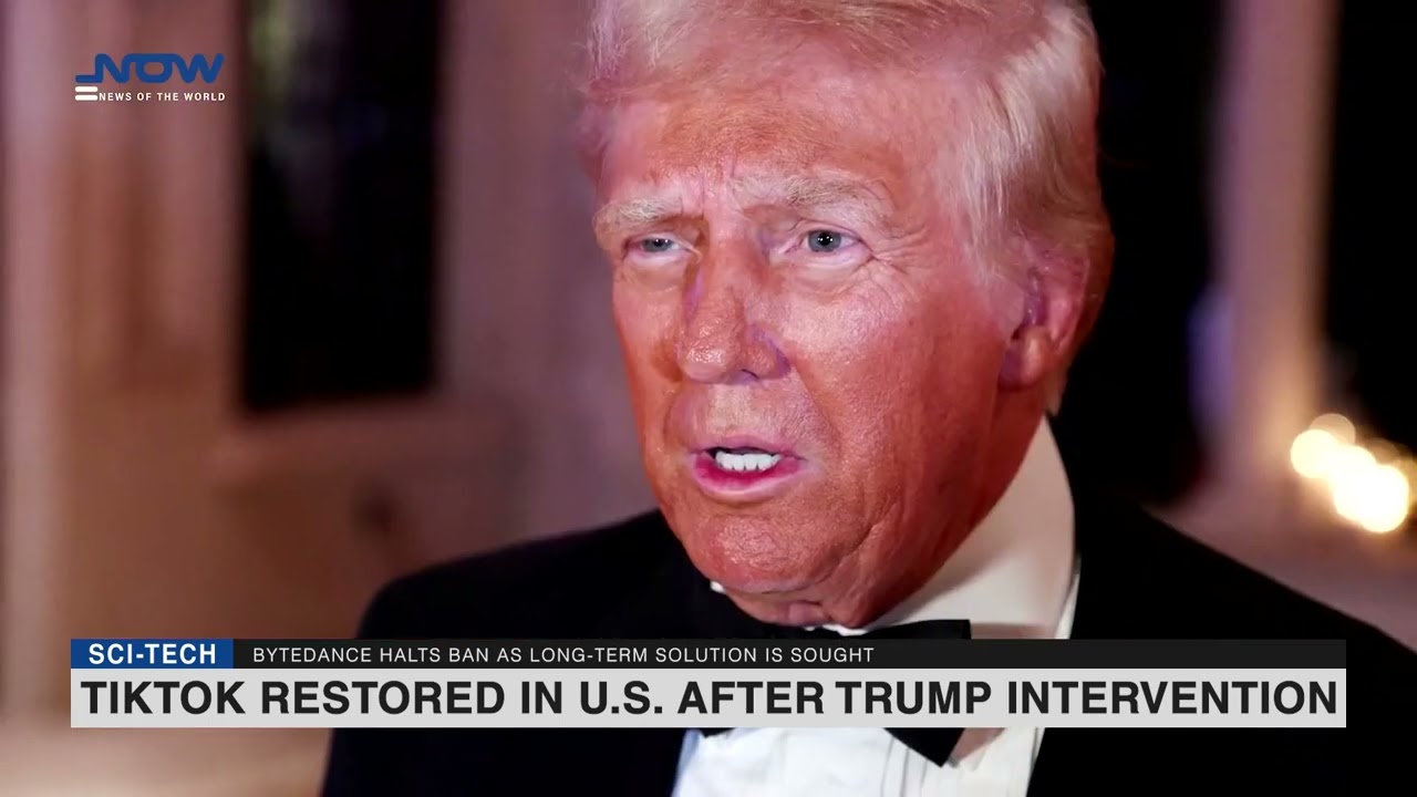TikTok restored in U.S. after Trump intervention