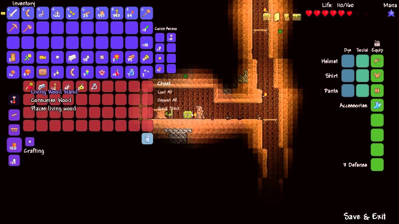 ThemsAllTook plays Terraria - Episode 2: Building and surface exploration