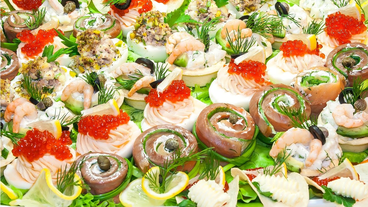 5 идеальных закусок на праздничный стол! Вкусные закуски «Праздничное ассорти»