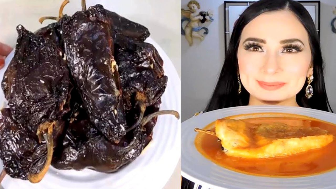 CHILES ANCHOS SECOS RELLENOS Y CAPEADOS | #irisCocinablog