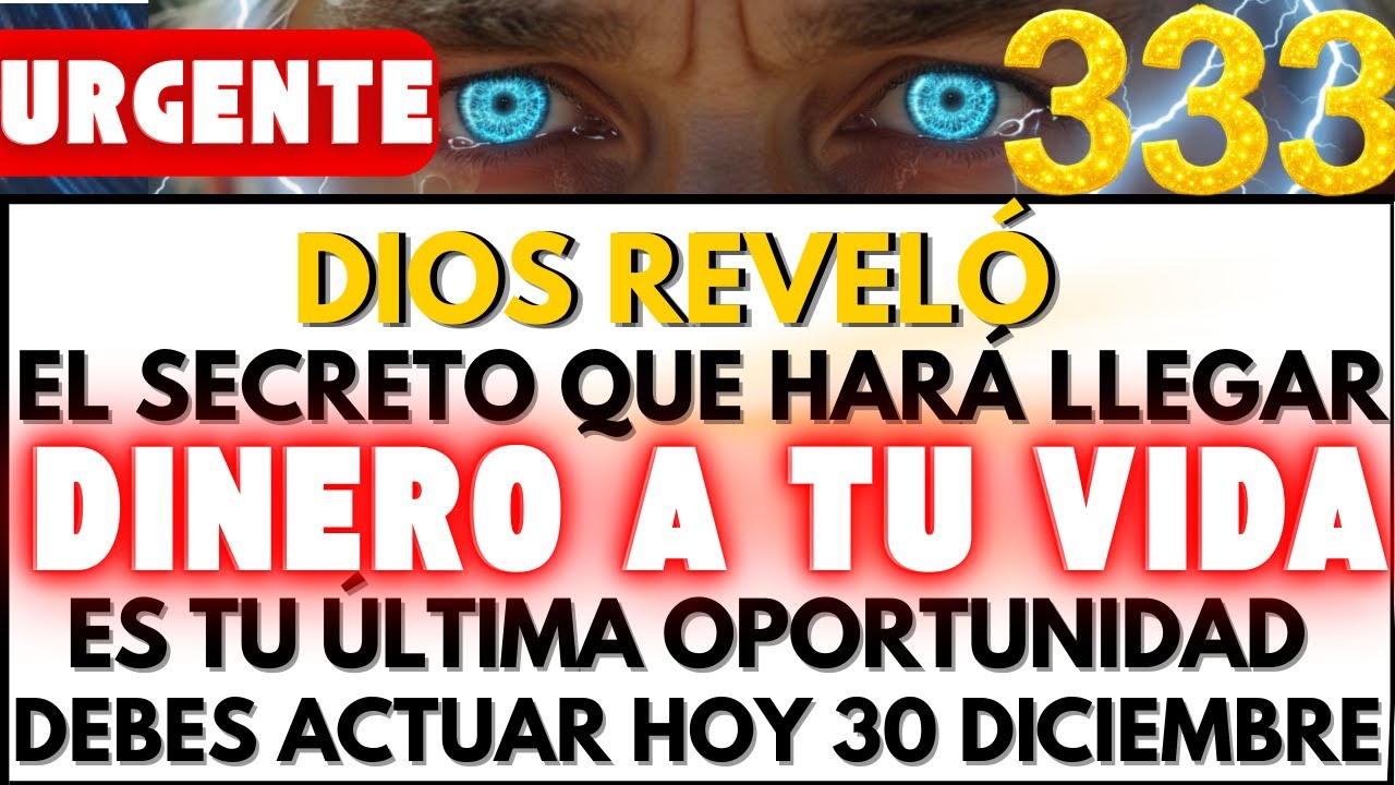 🔴 ¡URGENTE! DIOS REVELA EL CÓDIGO SECRETO QUE DESBLOQUEARÁ TU MILAGRO... ¡ESCUCHA AHORA! ✨