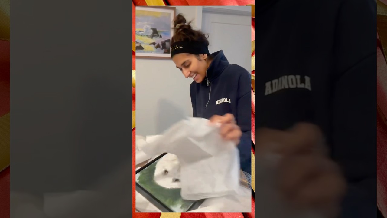 Reaction to Dog Portrait Gift (Benny, No. 8)