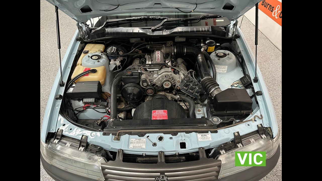 1991 Holden VN Executive V6 BT1 S.A. Police Car - Engine Video