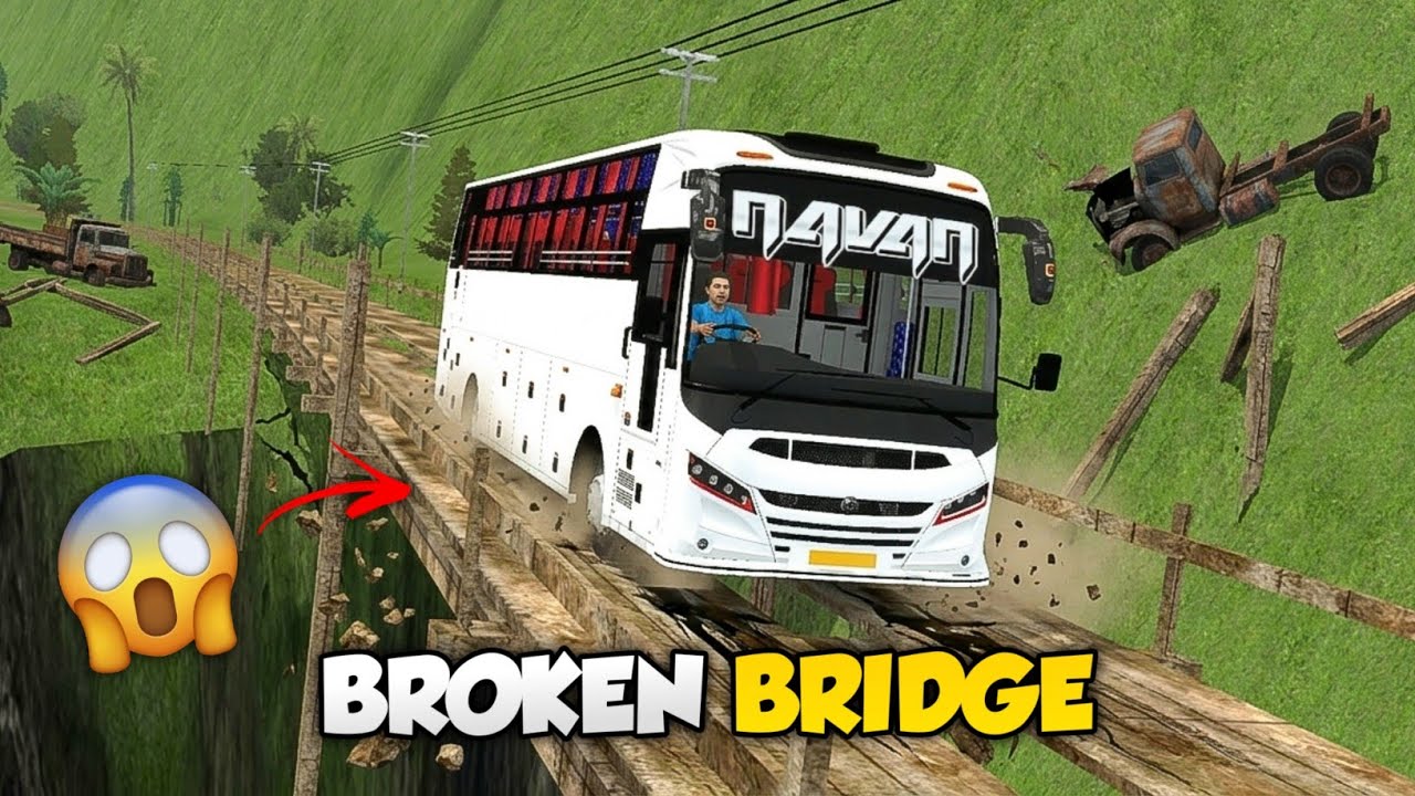 Broken bridge ൽ bus കേറ്റി ഓടിച്ചപ്പോൾ 😱😱🔥🔥