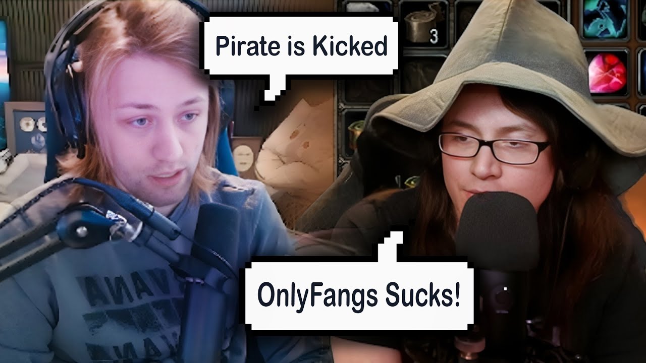 Sodapoppin KICKS PirateSoftware from OnlyFangs, Amongold