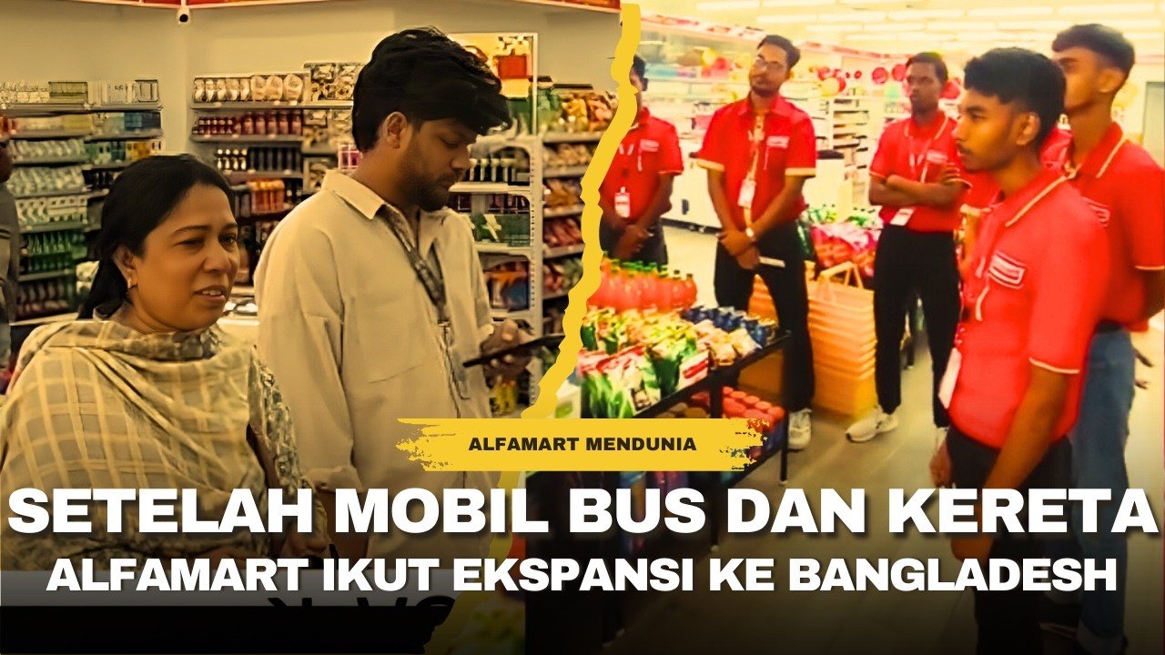 GOKIL! SETELAH SUKSES DI FILIPINA, ALFAMART EKSPANSI DI BANGLADESH LANGSUNG RAMAI DI HARI PERTAMA