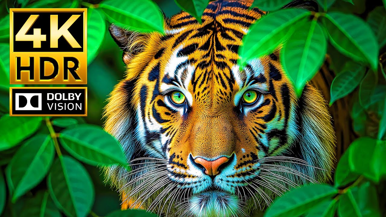 AMAZING ANIMALS 4K HDR 120FPS - Dolby Vision | Cinematic Sound