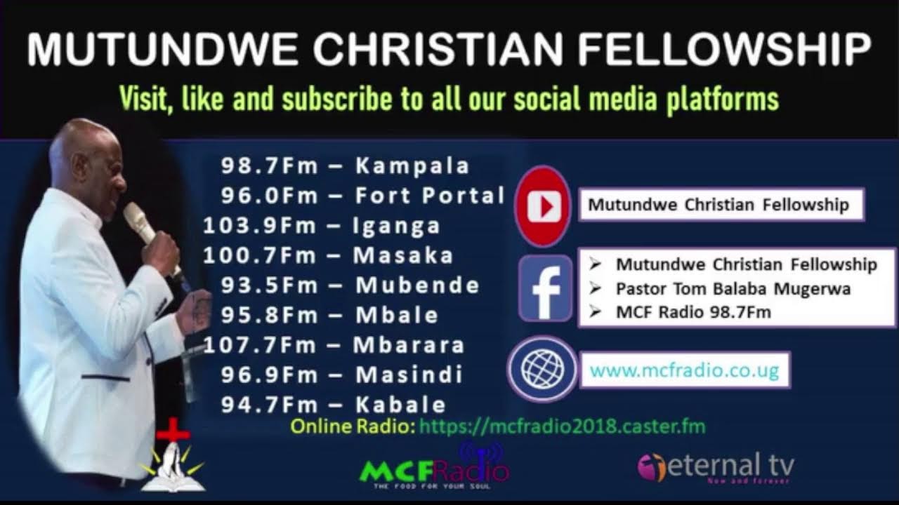 MCF DELIVERANCE SERMON WITH PASTOR TOM MUGERWA.  24/1/2026