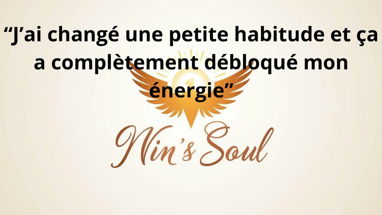 “J’ai changé une petite habitude et ça a complètement débloqué mon énergie”
