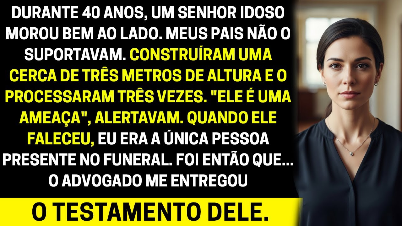 Eles odiavam nosso vizinho e diziam que ele era perigoso — a verdade só apareceu no funeral