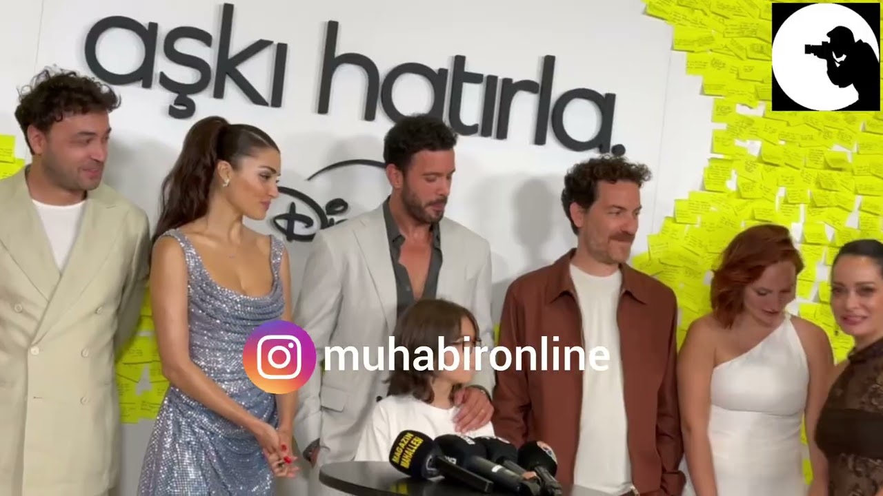 Aşkı hatırla dizisi'nin gala gecesinde oyuncular bir araya geldi..