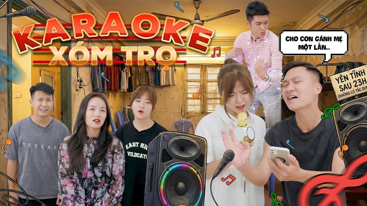 KARAOKE XÓM TRỌ | Đại Học Du Ký - Phần 225 | Phim Ngắn Siêu Hài Hước Gãy TV