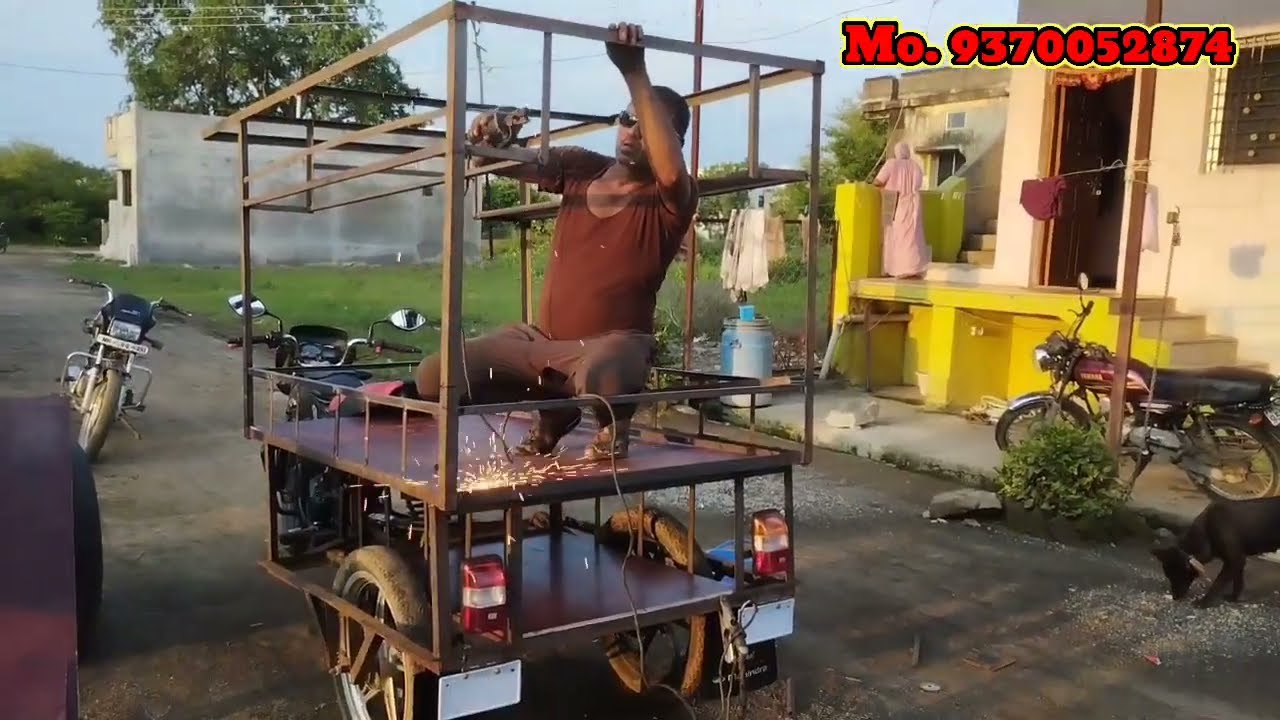 Motorcycle Desi Jugaad 2025 | Bike per trolley ka Jugaad |  Motorcycle Trolley jugaad in passion pro