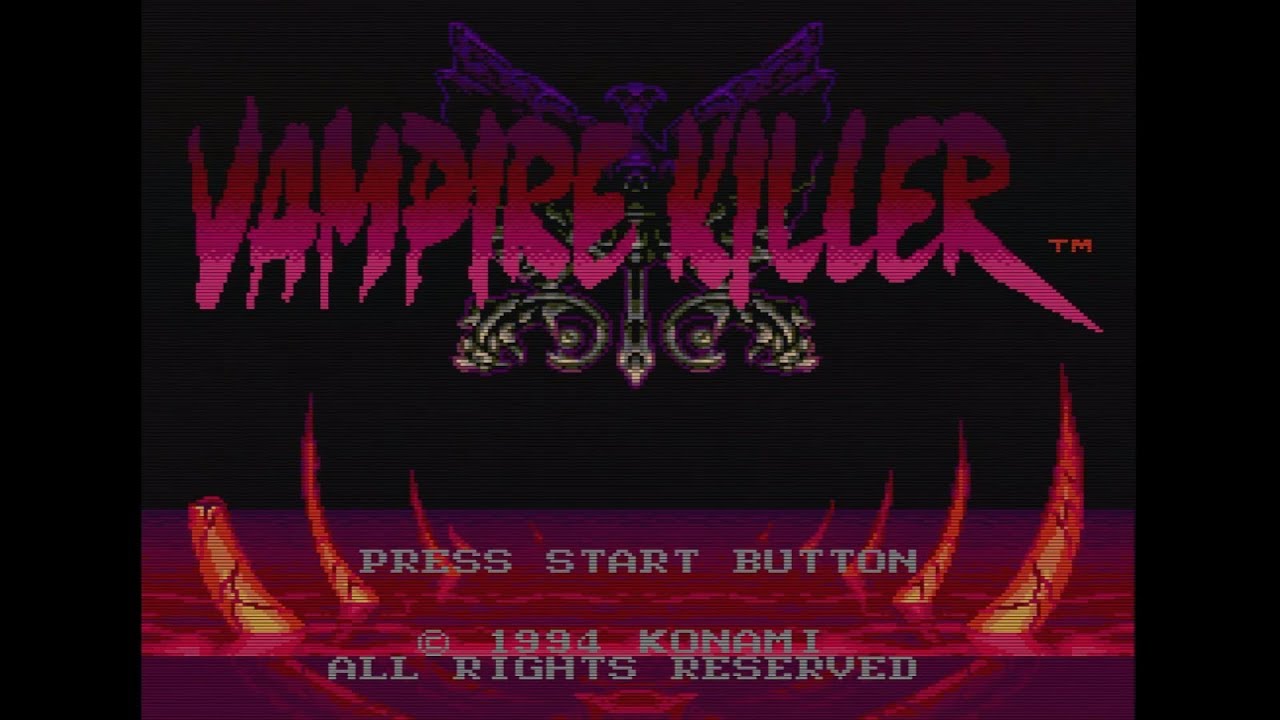 Castlevania Vampire Killer - Sega Mega Drive (Framemeister 1080p)