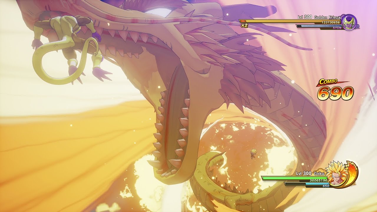 DBZ Kakarot Hard Mode: Goku vs Golden Frieza (S Rank, No Damage)