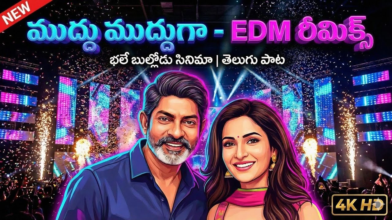 Muddu Mudduga - EDM Remix | Jagapathi Babu Soundarya | Bhale Bullodu Movie Telugu Song | #viral