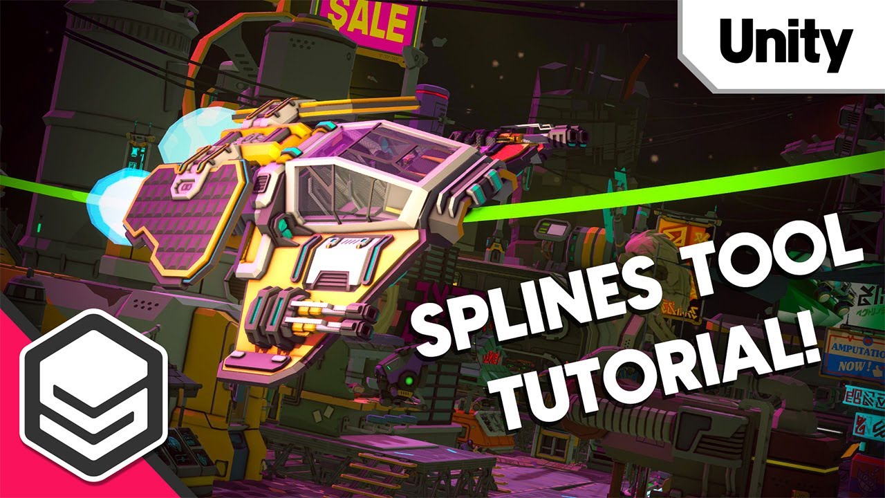 Как использовать инструмент Unity Splines (урок) от #SyntyStudios