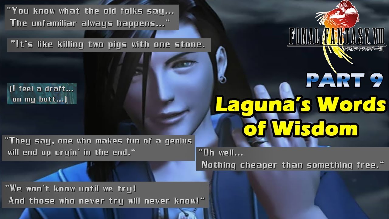 The FF Journey: Final Fantasy VIII part 9 - Laguna's Words of Wisdom