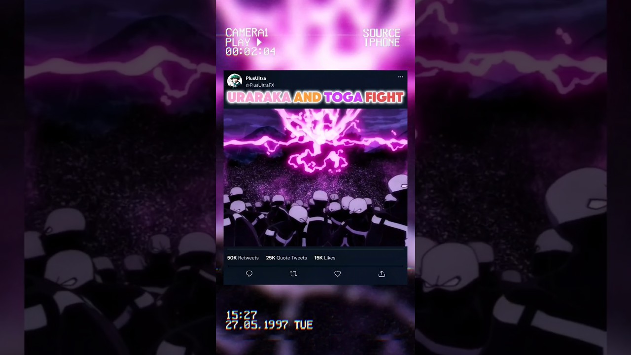 Uraraka and Toga Fight 😱✨ | #myheroacademia #mha #bnha #anime #amv #edit #shorts