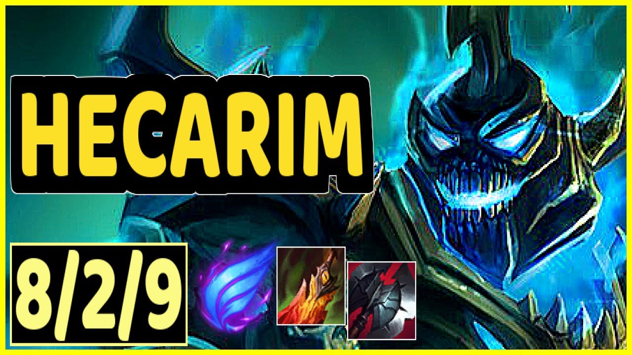 HECARIM VS LILLIA - 8/2/9 KDA JUNGLE GAMEPLAY