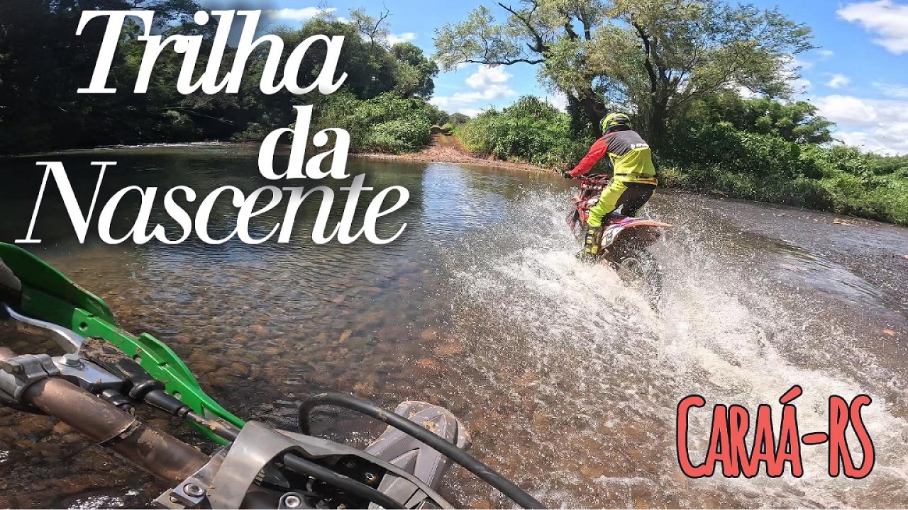 10° TRILHA DA NASCENTE - CARAÁ - KLX300R