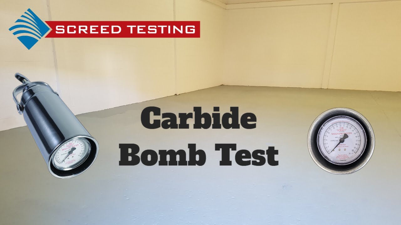 Carbide Bomb Test 👉Testing your screed moisture content with the Carbide Bomb Test