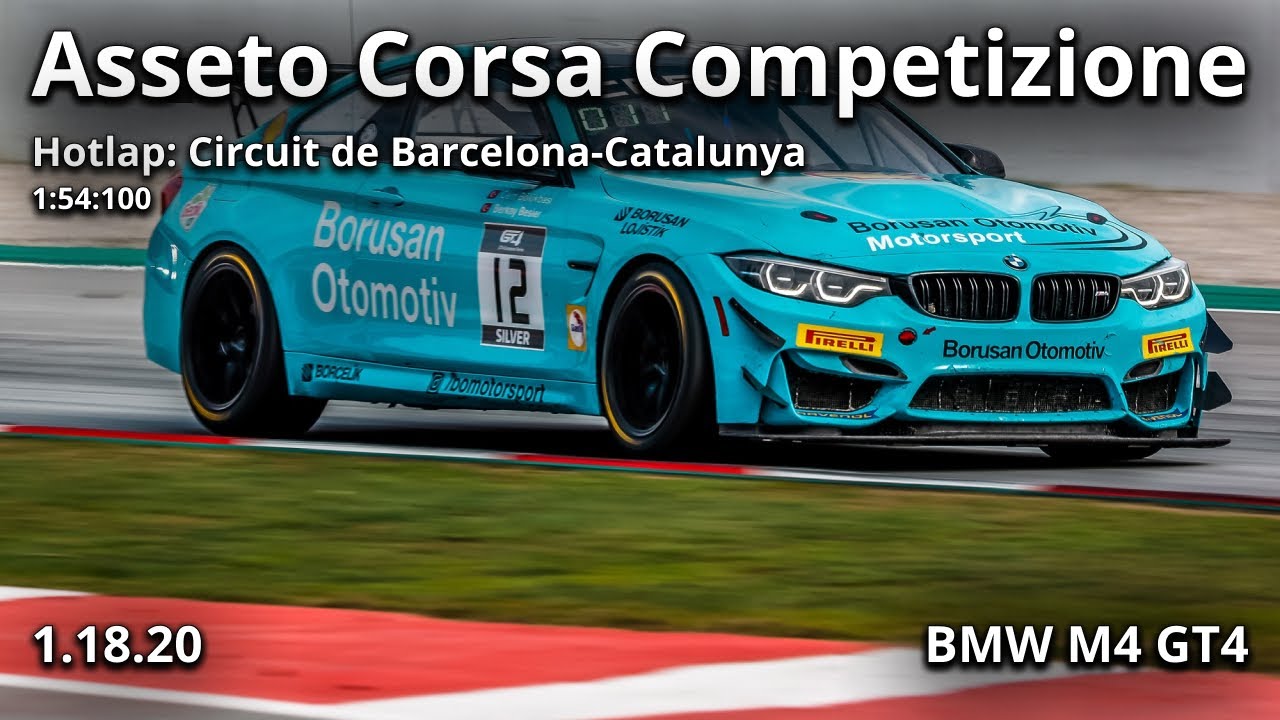 How to: ACC - Barcelona hotlap - BMW M4 GT4 #simracing #assettocorsacompetizione #bmw