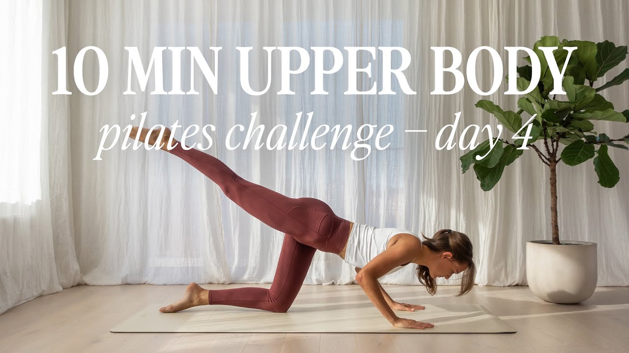 10 MIN TONED ARMS / 1-Week Pilates Challenge – day 4 (for beginners)