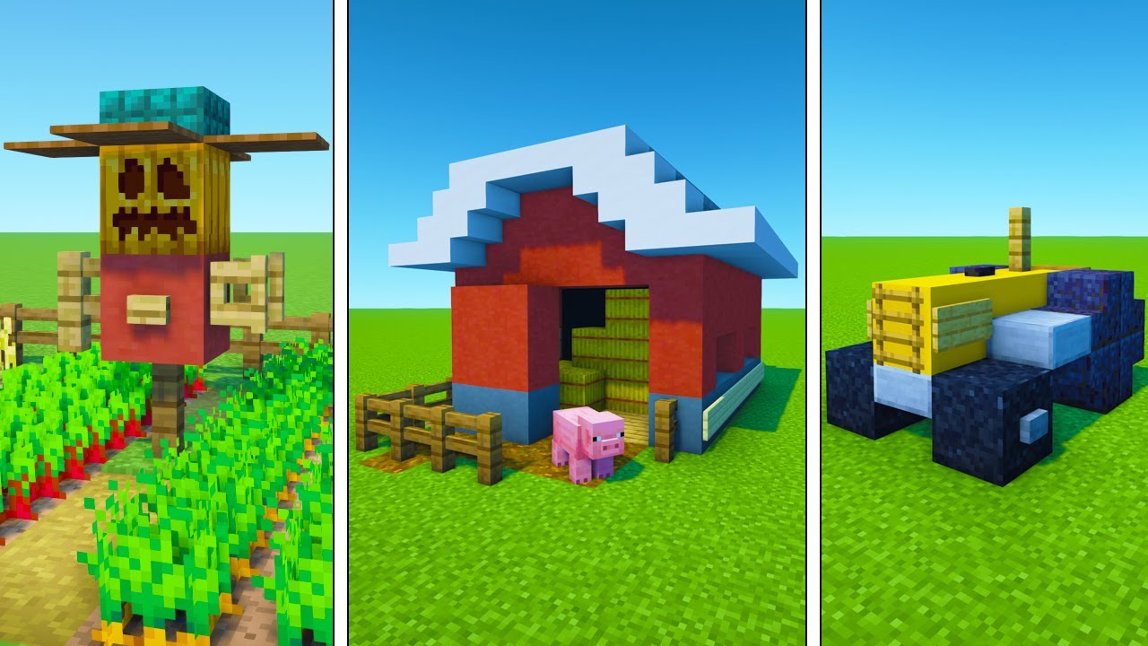 Учебник Minecraft: как построить ферму (более 10 хаков для строительства фермы)