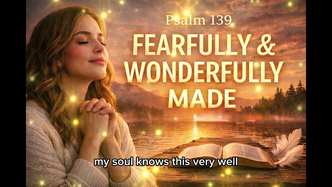 Psalm 139 in Song 🙏 Fearfully & Wonderfully Made | Peaceful Worship Prayer for Sleep & Protection