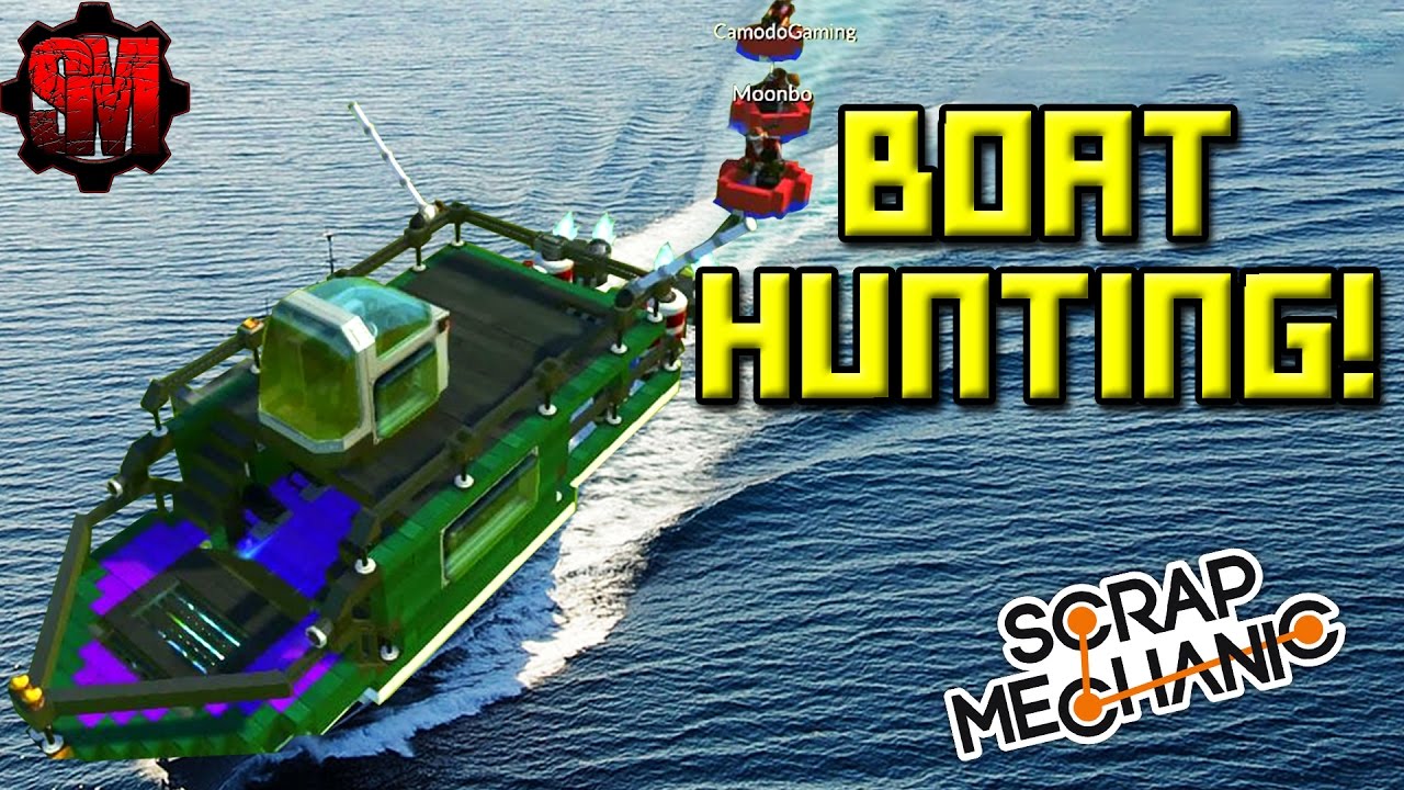 BOAT CREATIONS! [Workshop Hunters 9] - Scrap Mechanic Multiplayer Ep47