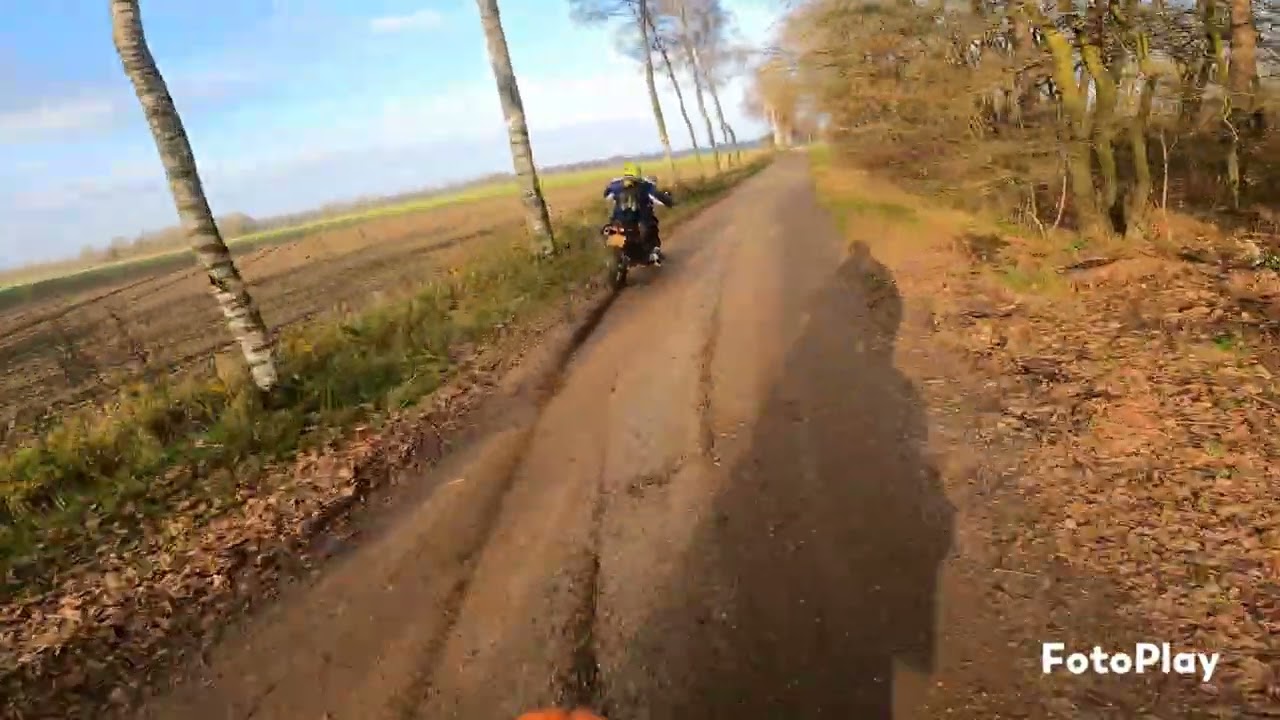 Tet verbinding route 5 tot grathem op 13-12-2025 op de KTM 990 adventure deel 2