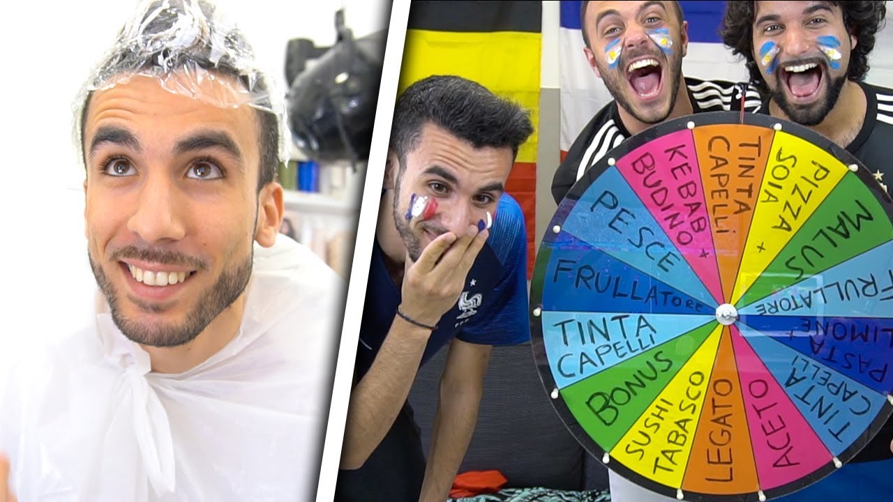 😱MI SONO TINTO I CAPELLI! 😨| la RUOTA DELLE PENITENZE sui MONDIALI! 