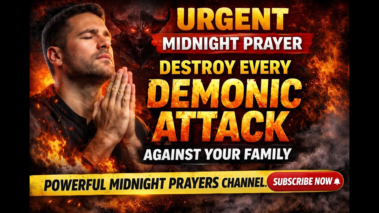 Urgent Midnight Prayer: Destroy Every Demonic Attack Against Your Family