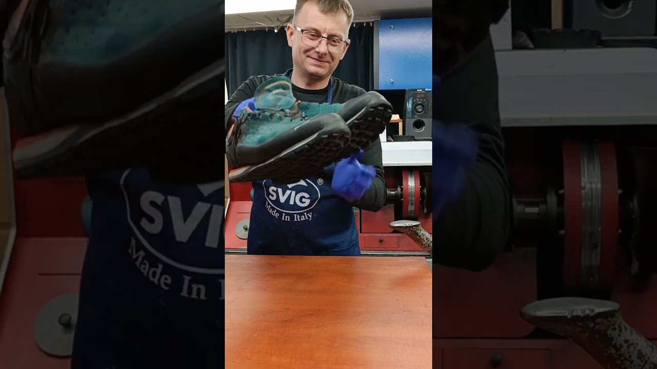 Wymiana podeszwy w butach Meindl – nowe życie z włoską gumą SVIG! 👞💪