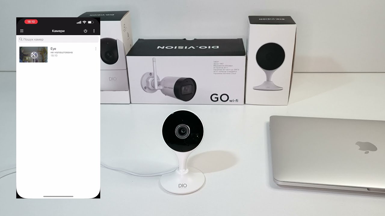 Підключення камери DIOvision EYE