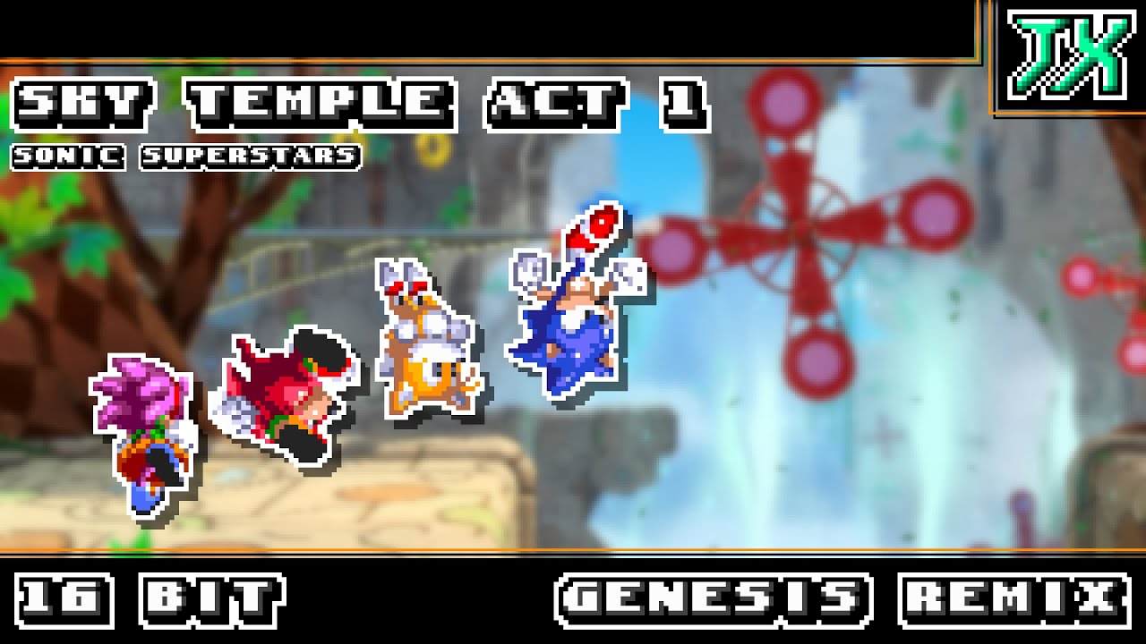 [16-Bit;Genesis]Sky Temple Zone Act 1 - Sonic Superstars