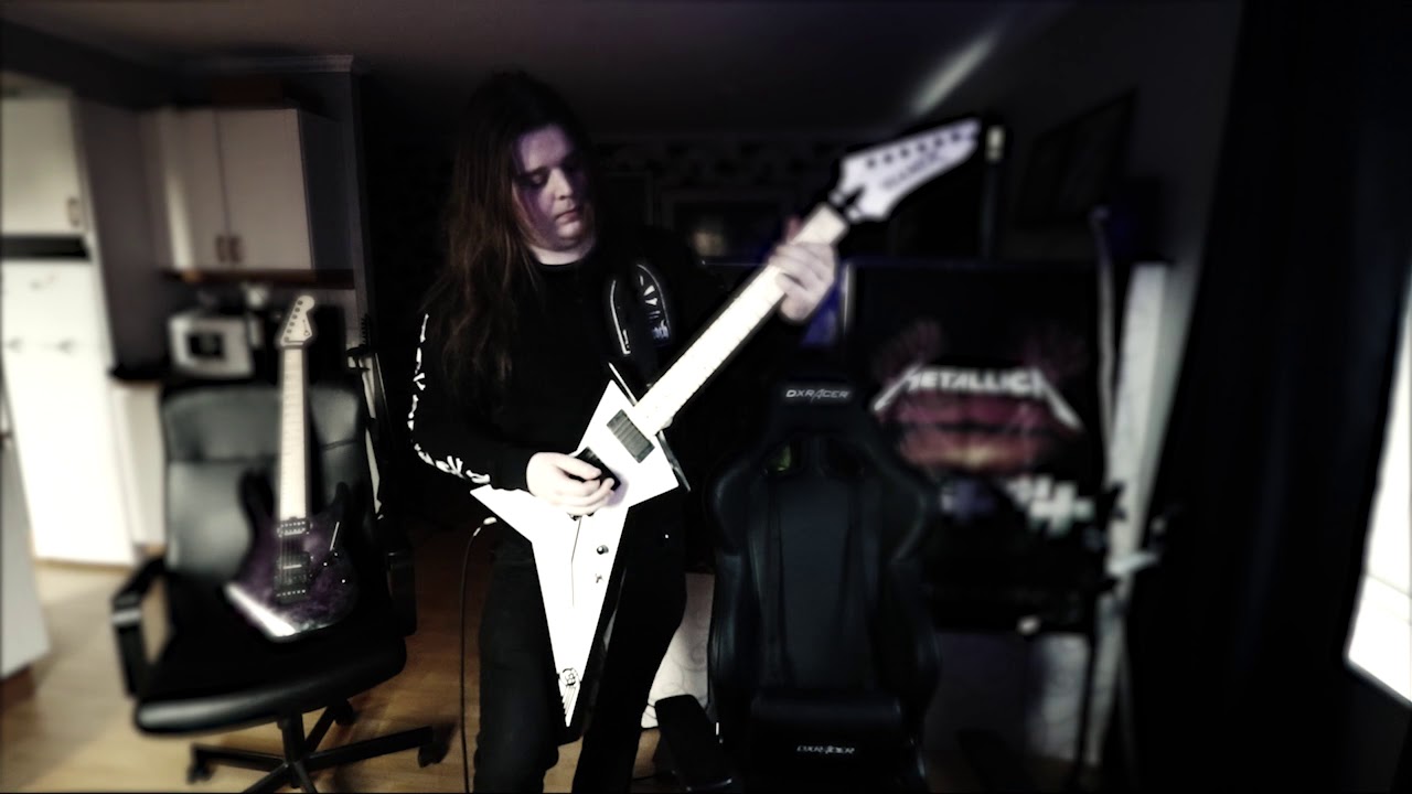 Playing some Judas Priest solos: Painkiller, All Guns Blazing, I'm a Rocker