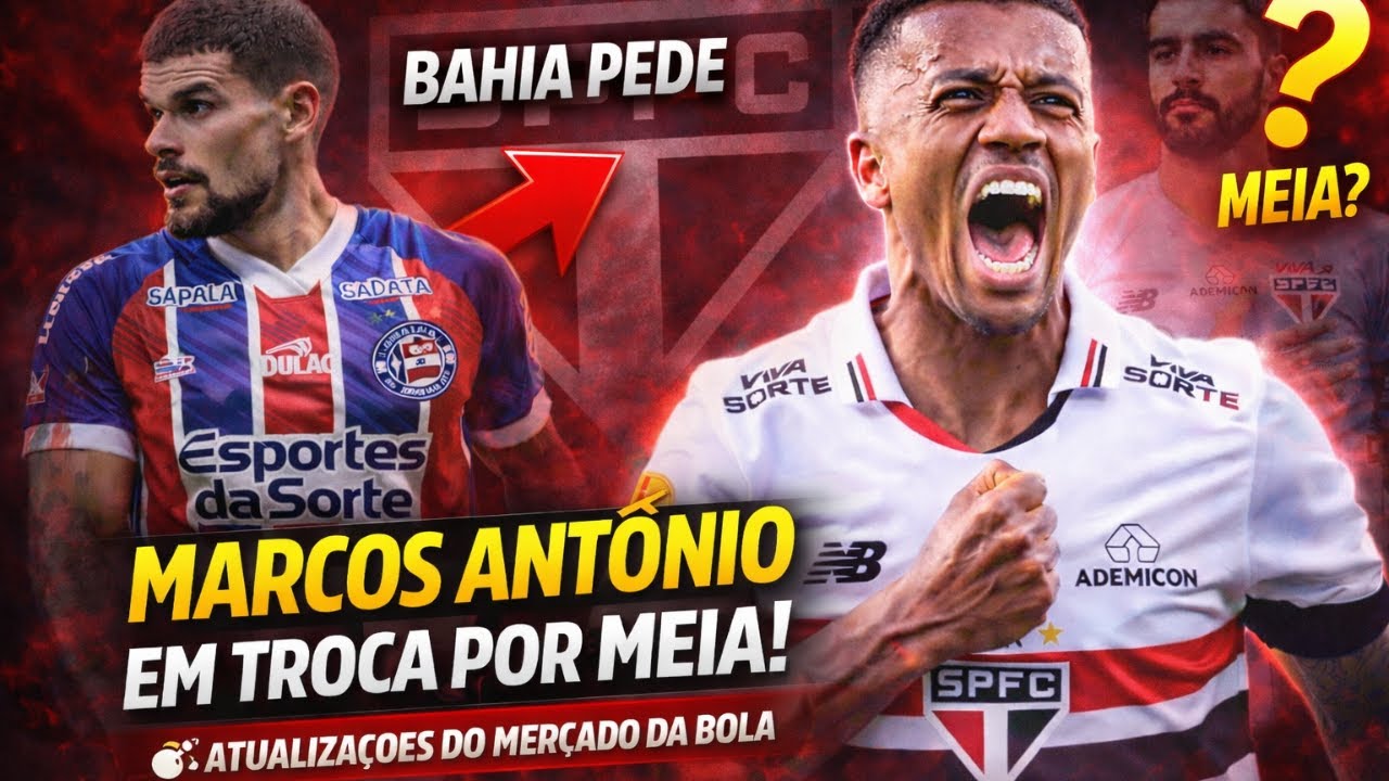 BAHIA ACEITA NEGOCIAR CAULY - MEIA PODE CHEGAR - VOLANTE DESCARTADO - RENOVAÇÕES NO TRICOLOR E+