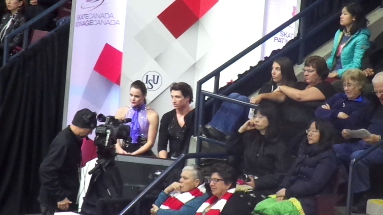 SCI Kiss and Cry Tessa and Scott (Day 2)