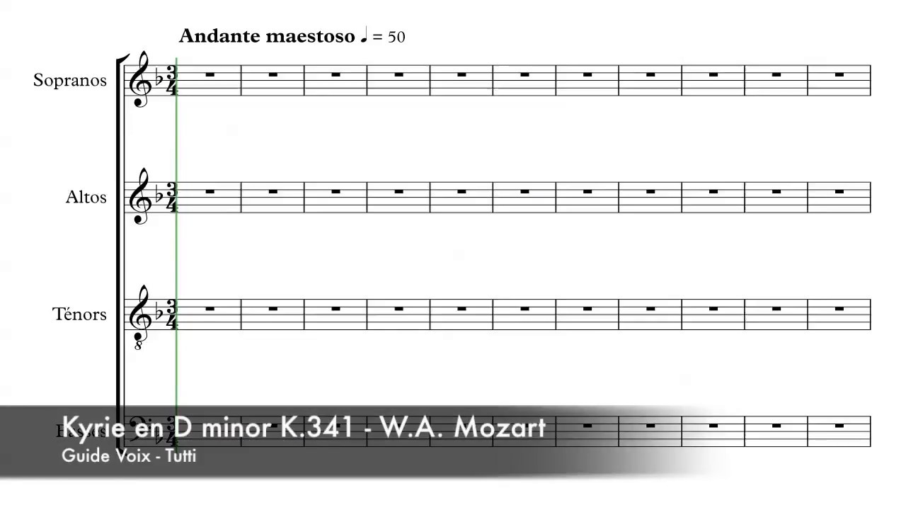Kyrie en D minor K 341 - W. A.  Mozart - Tutti