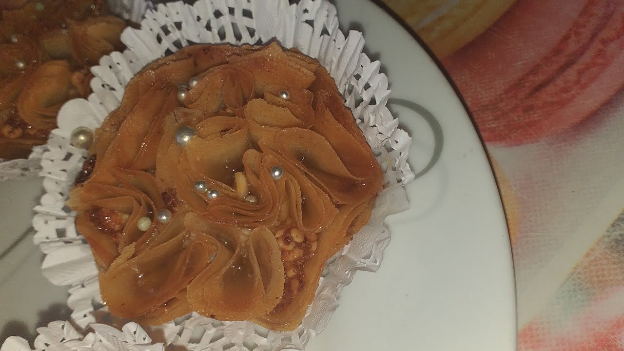 حلوة معسلة زهرة الرمال rose de sable  مقرمشة 😋