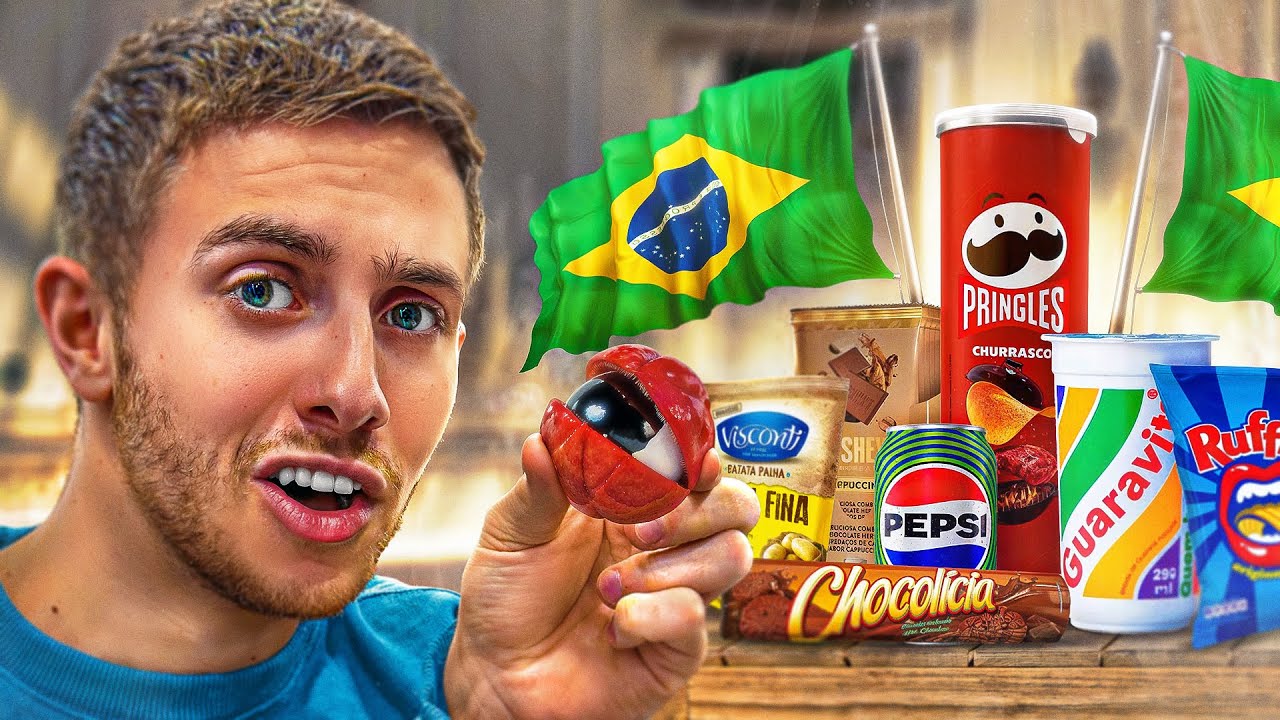 J&rsquo;ai TEST&Eacute; des produits BR&Eacute;SILIEN ! (c&rsquo;est les meilleurs snacks bordel)