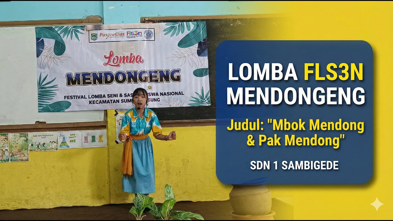 FLS3N Mendongeng : Mbok Mendong & Pak Mendong