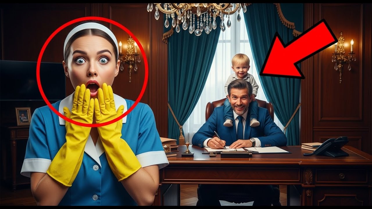 The Baby of the Black Cleaning Lady Refused Everyone… But Clung to the Millionaire